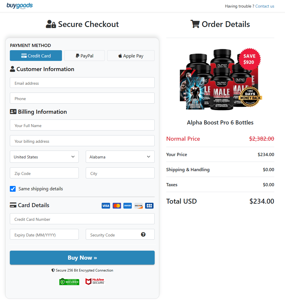 Alpha Boost Pro official website buy